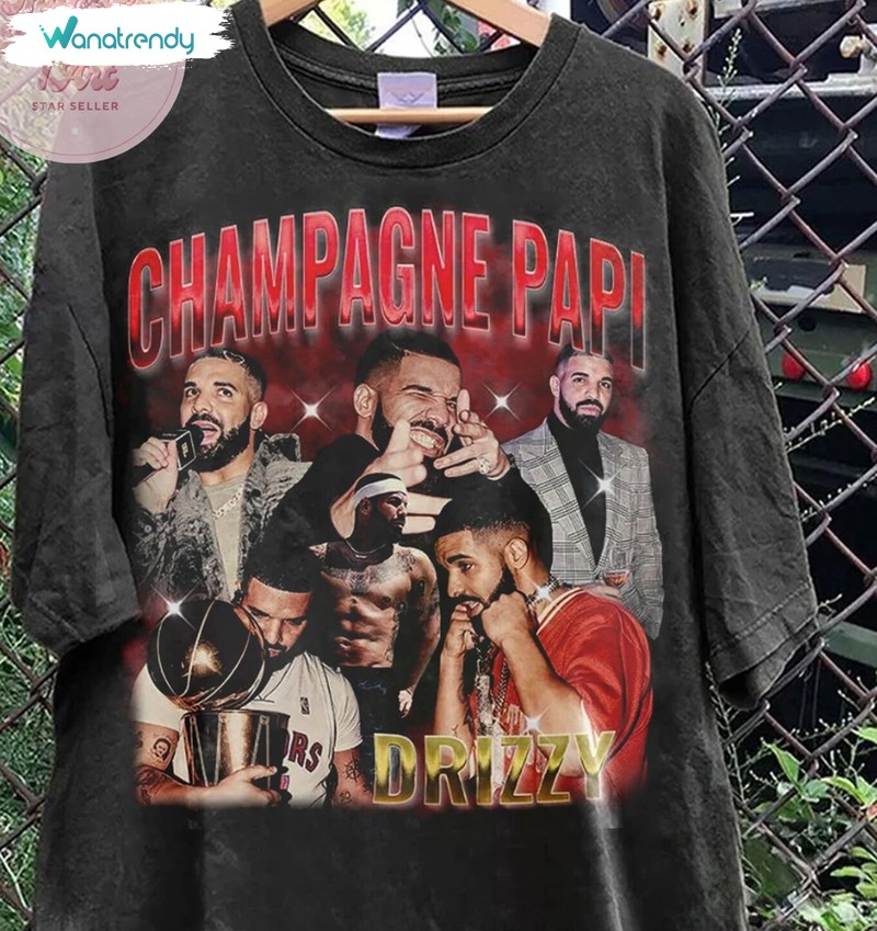 Drake Limited Shirt, Awesome Drake Champagne Papi Crewneck Long Sleeve