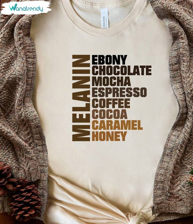 Unique Juneteenth Coffee Shirt, Ebony Chocolate Mocha Espresso Coffee Hoodie T Shirt