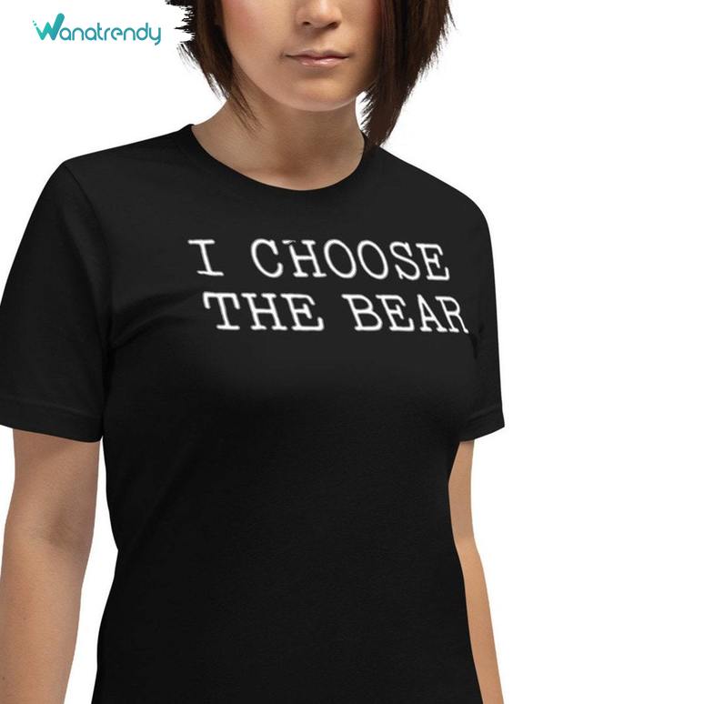 Vintage I Choose Bear Shirt, Women Safety In Woods Unisex T Shirt Unisex Hoodie
