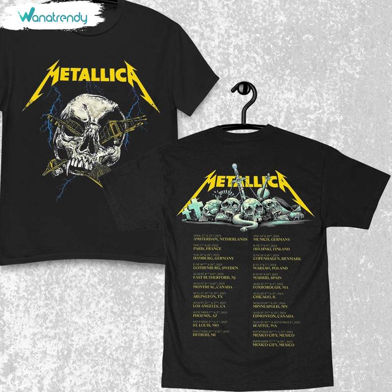 Vintage Metallica 72 Seasons Shirt, Groovy Short Sleeve Long Sleeve For Fans