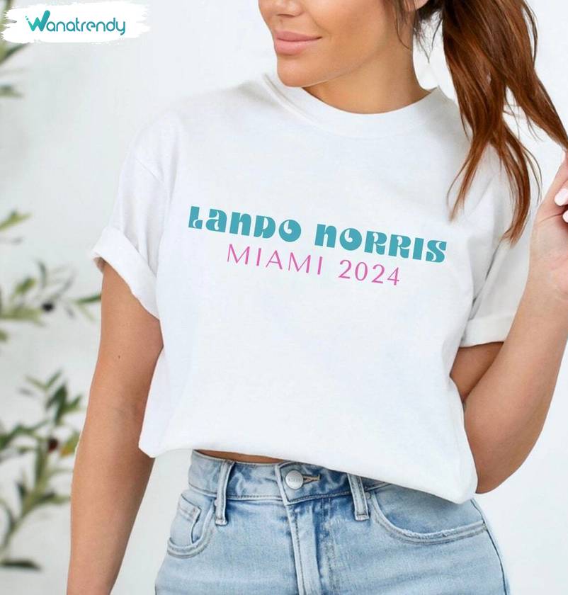 Must Have Norris Miami 2024 Unisex Hoodie , Fantastic Lando Norris Shirt Sweatshirt