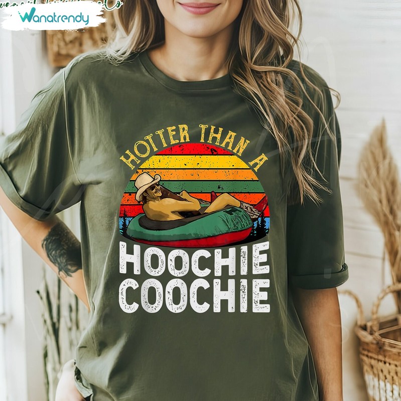 Funny Summer Vacation T Shirt, Unique Hotter Than A Hoochie Coochie Shirt Long Sleeve