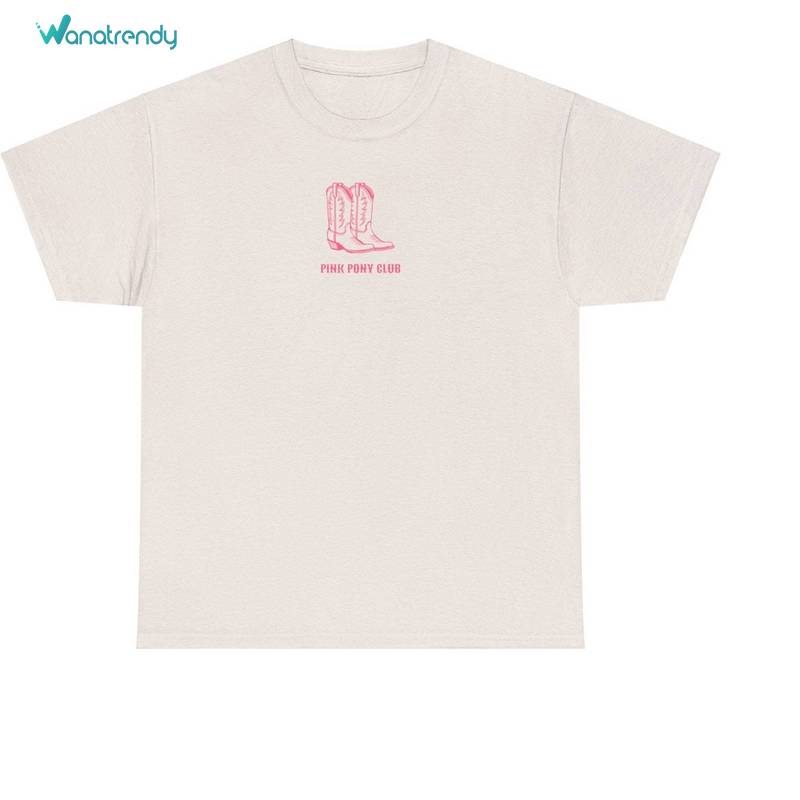 Must Have Chappell Roan Shirt, Awesome Pink Pony Club Chappell Roan Short Sleeve Crewneck