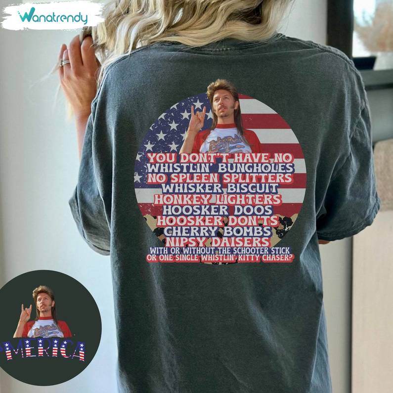 Joe Dirt 4th Of July Groovy Shirt, Fantastic Independence Day Crewneck Long Sleeve