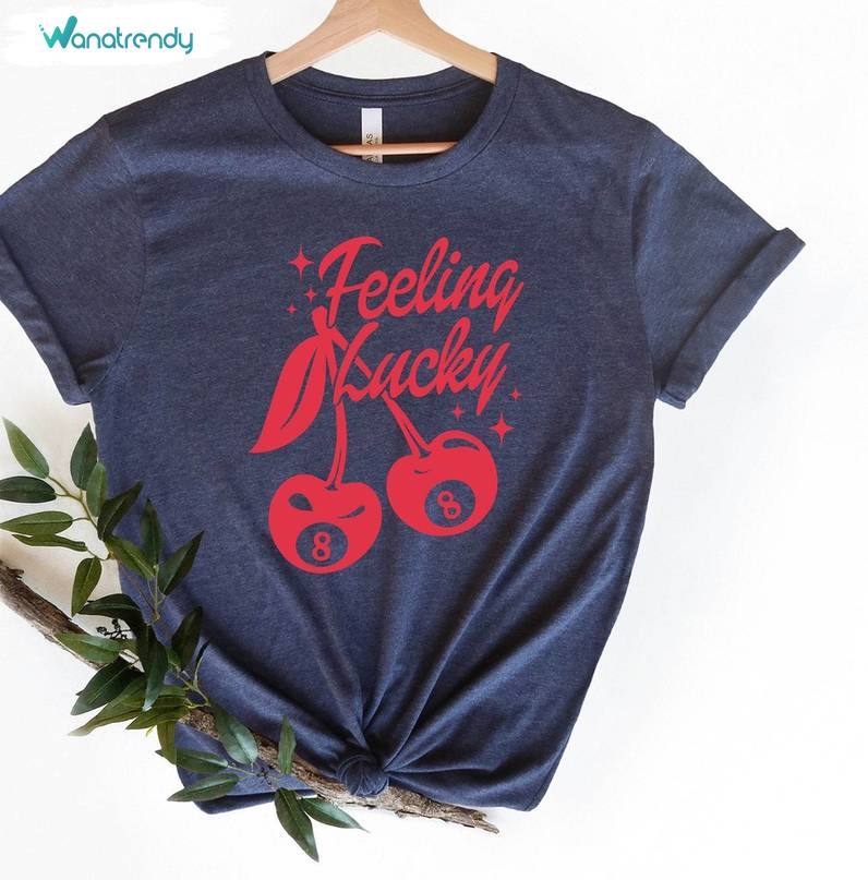 Creative Feeling Lucky Unisex Hoodie, Must Have 8 Ball Cherry Tee Tops Sweater