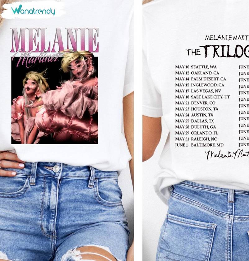 The Trilogy Tour 2024 Comfort T Shirt, Cool Design Melanie Martinez Shirt Sweater
