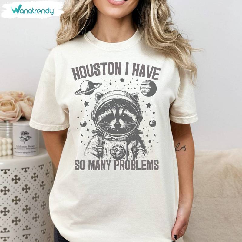 Trendy Mental Health Sweater, Groovy Houston I Have So Many Problems Shirt Tank Top