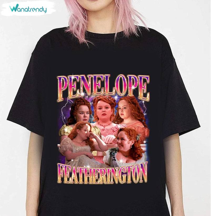 Limited Penelope And Colin Bridgerton Shirt, Vintage Penelope Featherington Hoodie Tank Top
