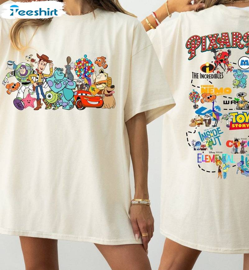 Disneyland Pixar Fest Sweatshirt , Comfort Pixar Pier Disneyland Shirt Long Sleeve