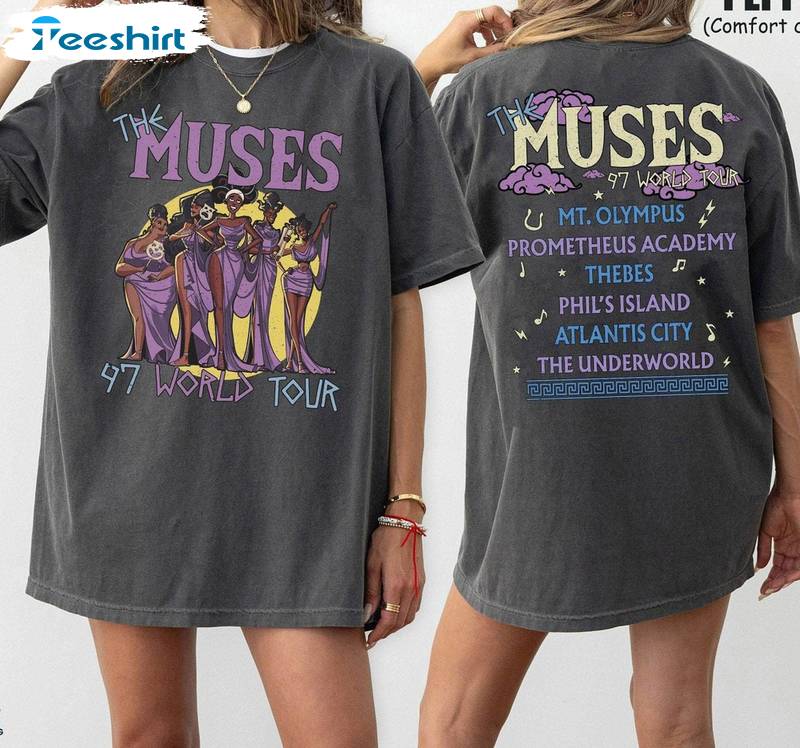The Muses 97 World Tour Sweatshirt , Creative Disney Hercules Shirt Tank Top