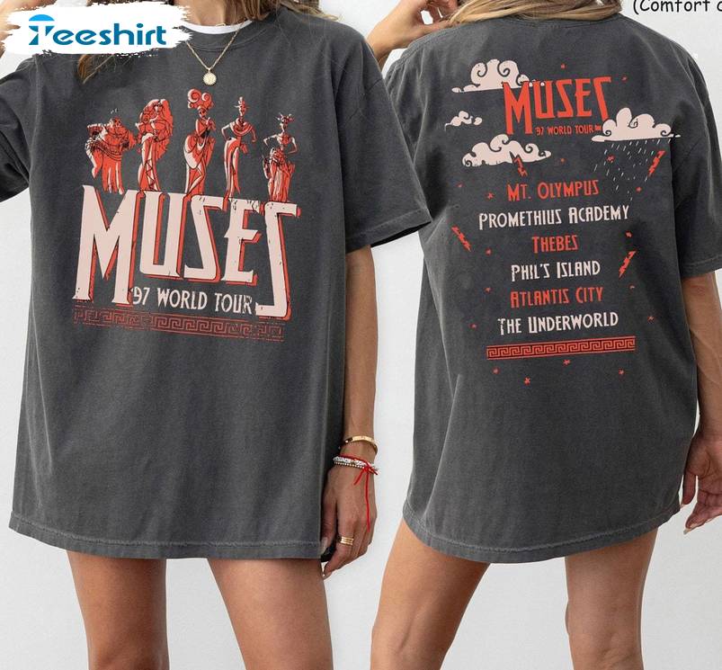 Must Have The Muses 97 World Tour Sweatshirt , Trendy Disney Hercules Shirt Tank Top