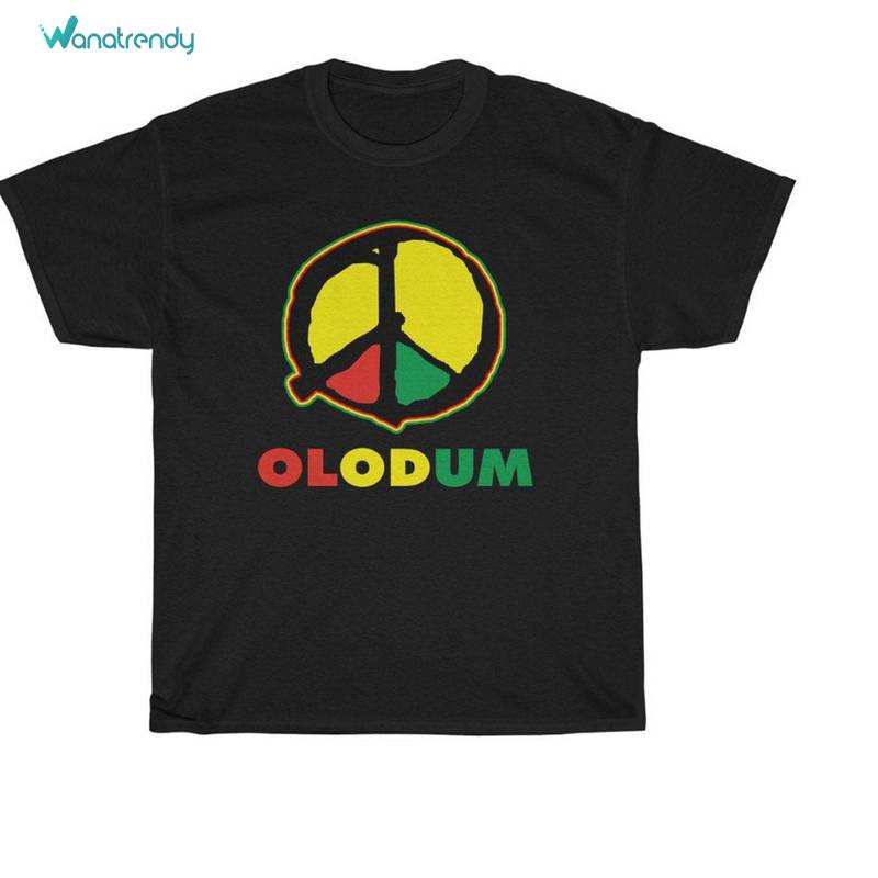 Must Have Olodum Shirt, Peace Symbol Inspirational Crewneck Long Sleeve
