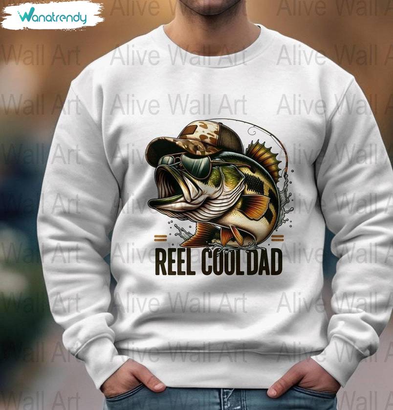 Creative Fishing Dad Unisex Hoodie, Limited Reel Cool Dad Shirt Sweater