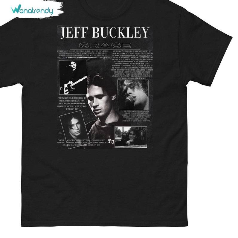 Jeff Buckley New Rare Sweatshirt, Must Have Grace Album T Shirt Unisex Hoodie