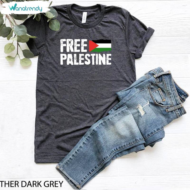 Palestine Flag Crewneck , Must Have Free Palestine Shirt Unisex Hoodie
