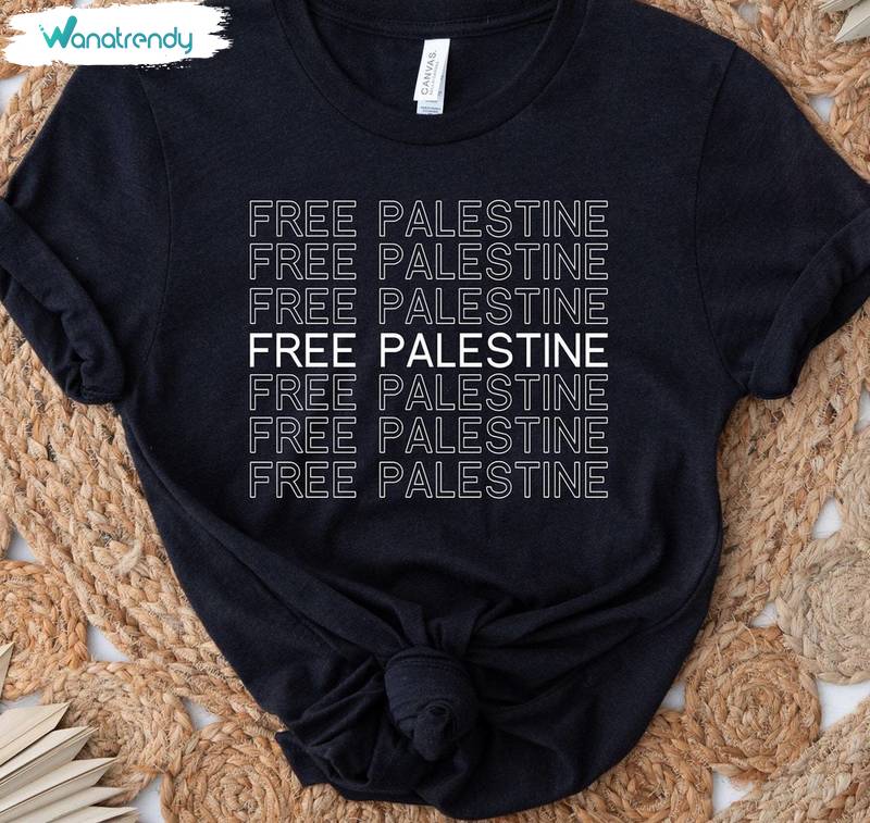 Comfort Equality Sweatshirt , Funny Free Palestine Shirt Long Sleeve