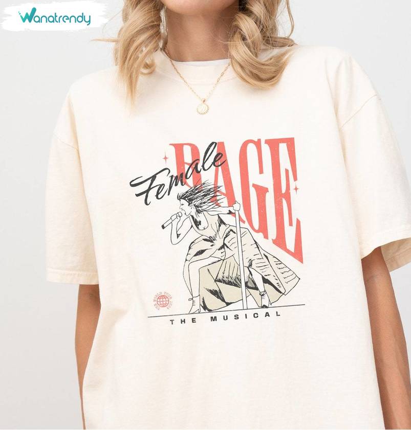 Fcool Design Eminine Rage Unique Shirt, Trendy Ttpd Swiftie Unisex T Shirt Short Sleeve