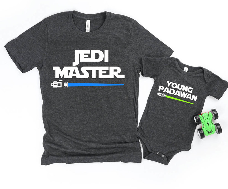 Jedi Master Young Padawan Star Wars Shirt For Fathers Day
