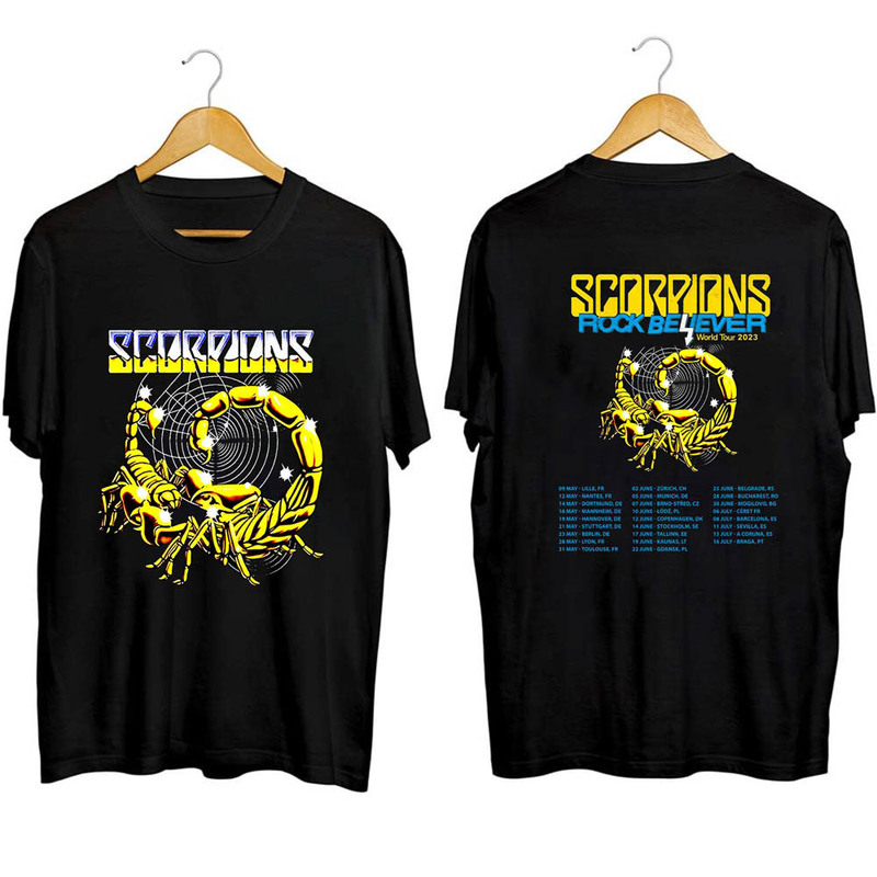 Scorpions The Europe Leg Of The Rock Believer Shirt For Fan