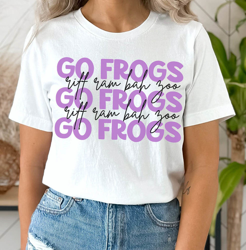 Go Frogs Tcu Riff Ram Bah Zoo Texas Christian Shirt