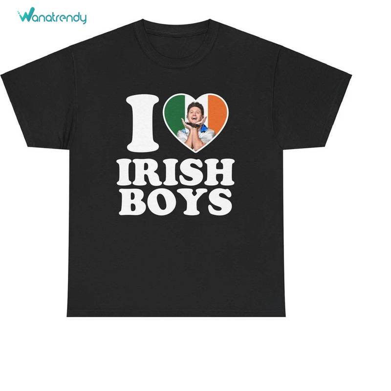 I Love Irish Boys Niall Horan Neutral Sweatshirt , Niall Horan Limited Shirt Crewneck