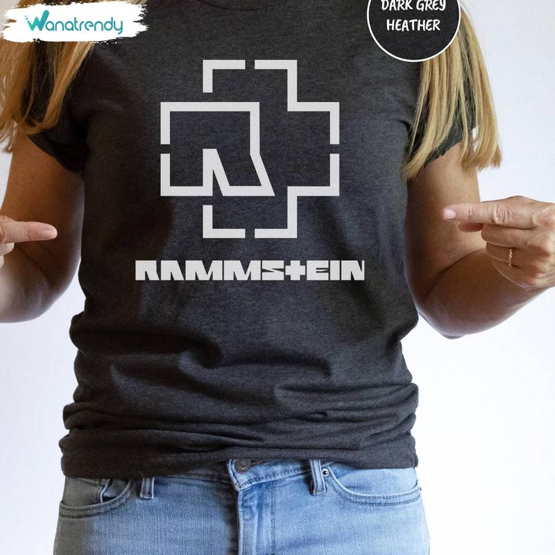 Unique 2024 Europe Tour Sweatshirt, Cool Design Rammstein Band Shirt Long Sleeve