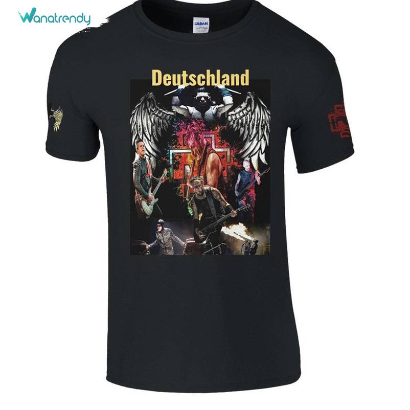 Rammstein Band Comfort Shirt, Trendy German Rock Long Sleeve Tee Tops