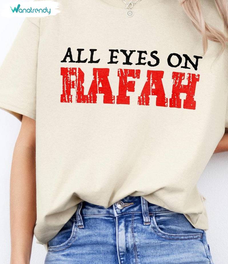 Creative Will Be Free Sweatshirt , Comfort All Eyes On Rafah Shirt Long Sleeve