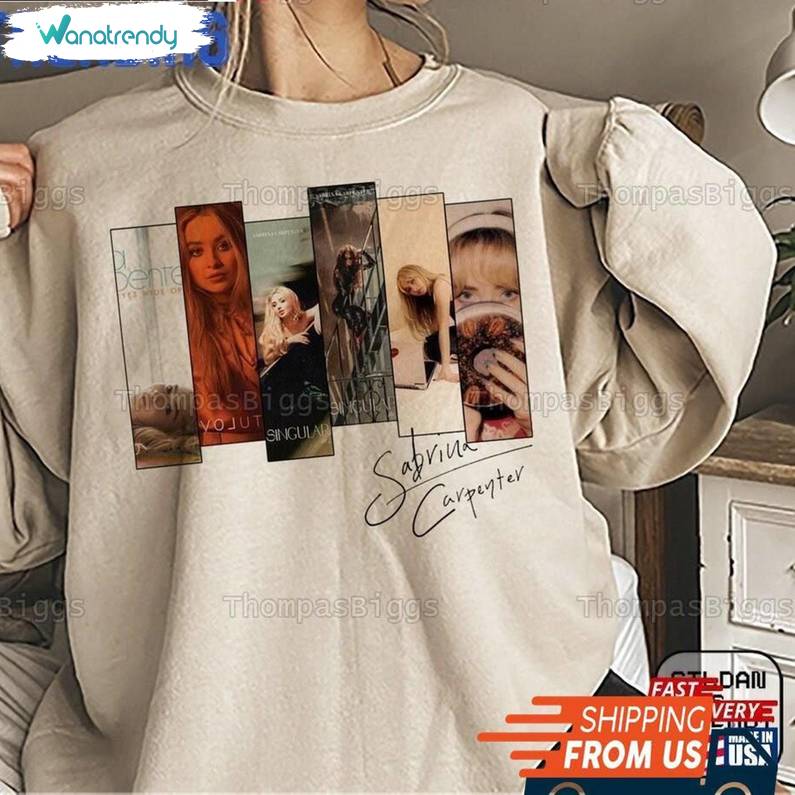 Creative Sabrina Carpenter Shirt , Comfort Espresso Album Sweatshirt Unisex Hoodie