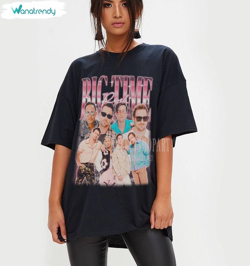 Trendy Big Time Rush Comfort T Shirt, Comfort Sweatshirt Unisex T Shirt Gift For Fans