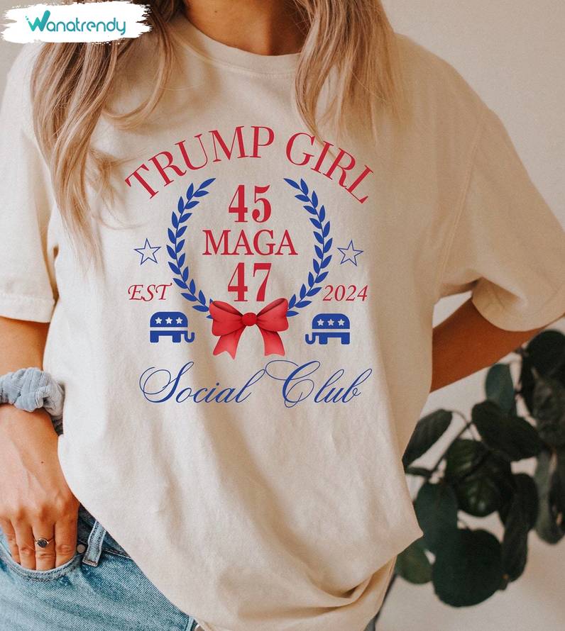 Trump 47 Inspirational Shirt , Save America Trump 2024 Short Sleeve Crewneck
