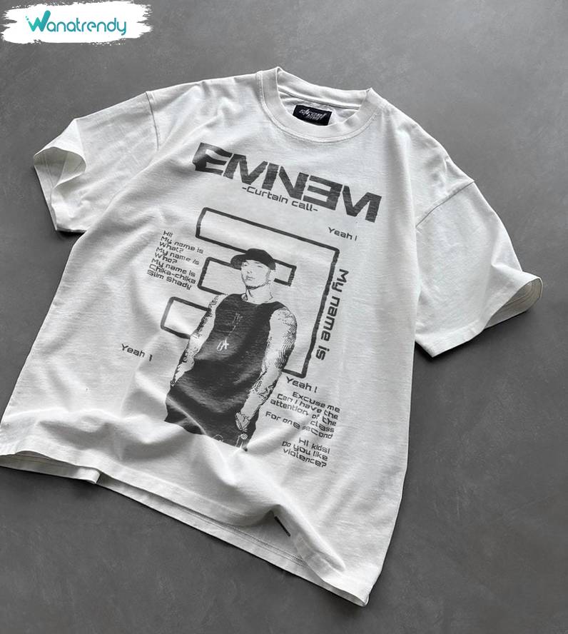 Must Have The Eminem Show Shirt, Cool Design Music Crewneck Long Sleeve