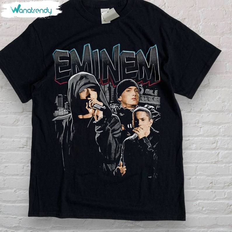 The Eminem Show Cool Design Shirt , Rap Hip Hop Short Sleeve Crewneck
