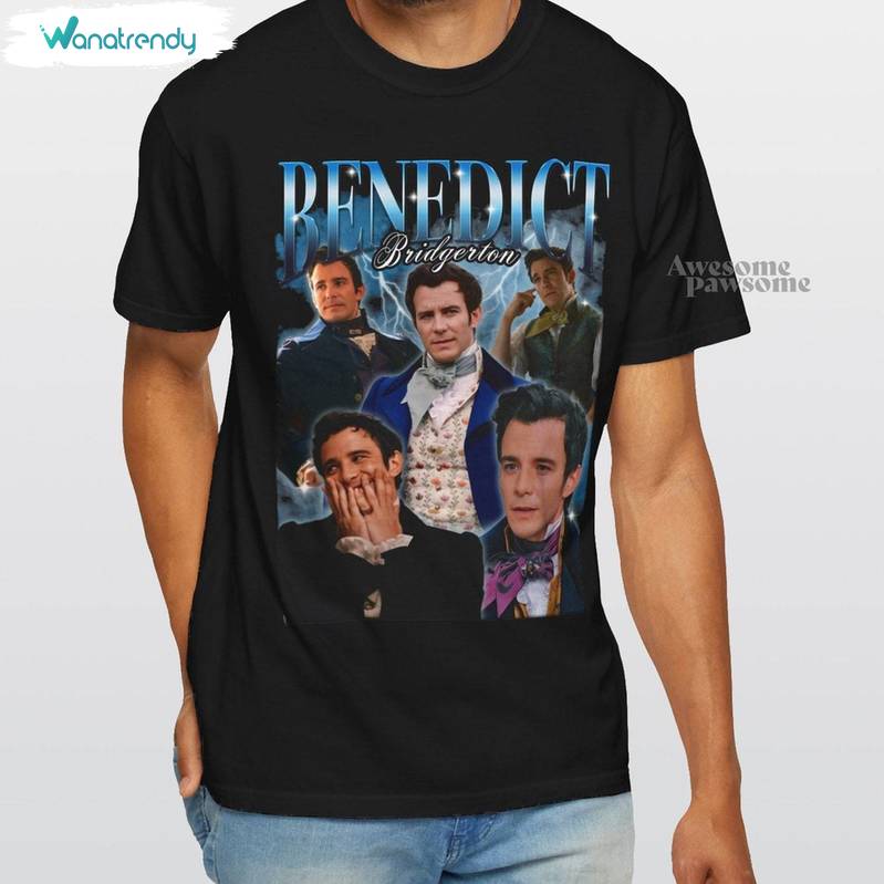 Vintage 90s Benedict Bridgerton Shirt , Trendy Unisex Hoodie Tee Tops For Movie Lover