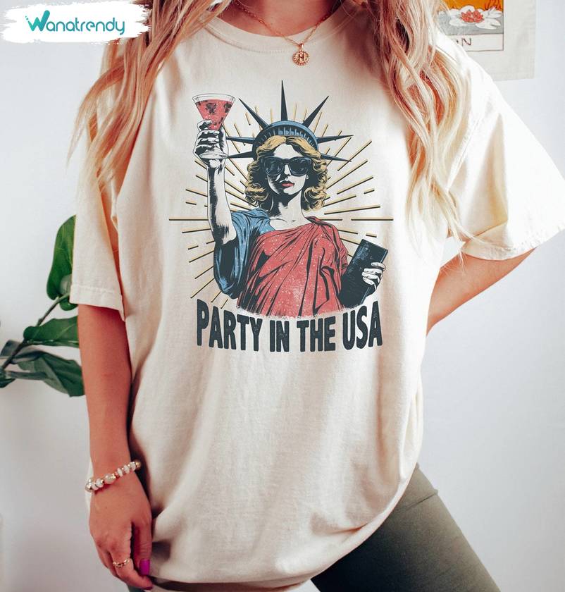 Must Have Fourth Of July Unisex Hoodie, Comfort Party In The Usa Shirt Long Sleeve