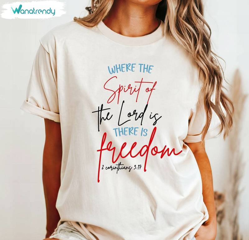 Cool Design America Needs Jesus Shirt, Is There Is Freedom Unisex Hoodie Crewneck