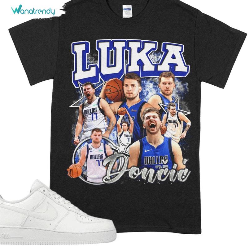 Trendy Dallas Basketball Unisex Hoodie, Must Have Luka Doncic Shirt Long Sleeve