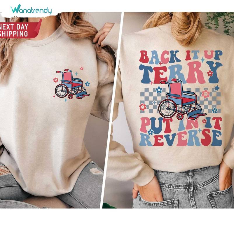 Put It In Reverse Terry Crewneck, Vintage Back It Up Terry Shirt Tank Top