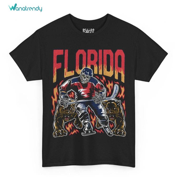 New Rare Florida Panthers Shirt, Must Have Florida Hockey Unisex Hoodie Crewneck