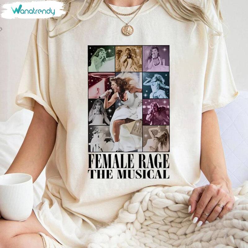 Creative Swiftie Short Sleeve , Comfort Female Rage The Musical Shirt Tee Tops