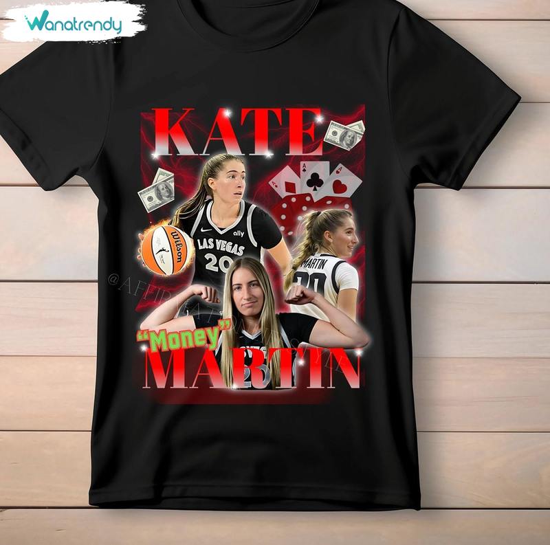Kate Martin Cool Design Shirt, New Rare Kate Martin Las Vegas Aces Crewneck Long Sleeve