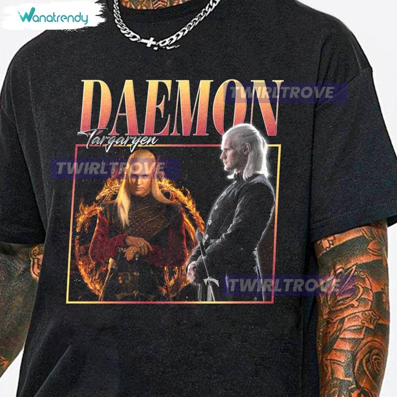 Must Have Daemon Targaryen Shirt, American Actress Character Movie Long Sleeve Sweater