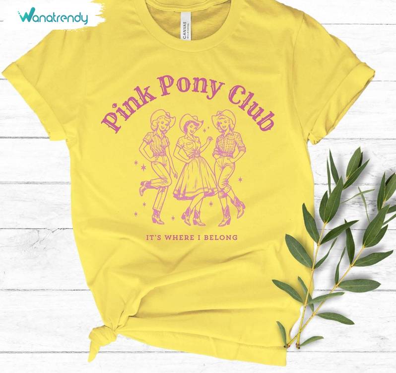 Lgbtq Cool Design Unisex Hoodie, Must Have Pink Pony Club Shirt Long Sleeve