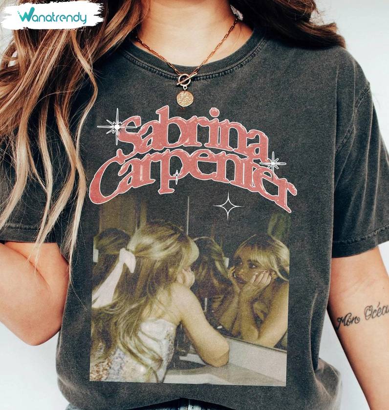 Sab Rina World Tour Funny Short Sleeve , Must Have Sabrina Carpenter Shirt Sweater