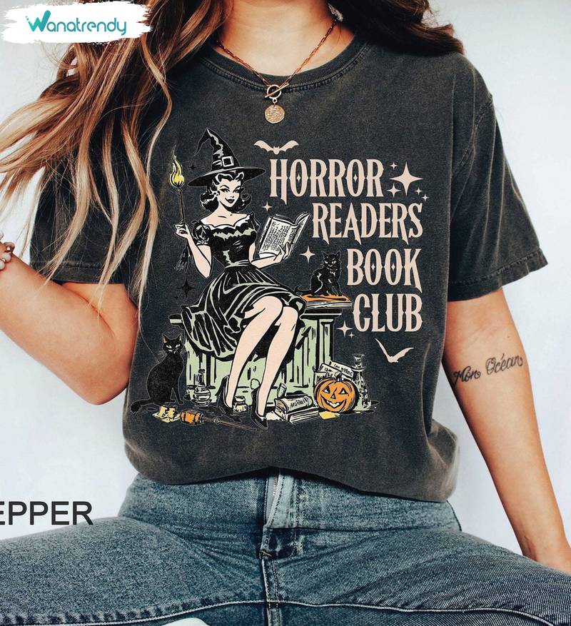 Horror Readers Book Club Shirt, Spooky Readers Sweater Hoodie