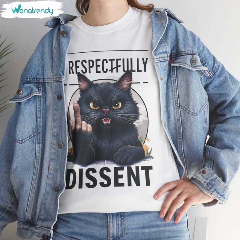 I Respectfully Dissent Shirt, Creative Short Sleeeves Tank Top