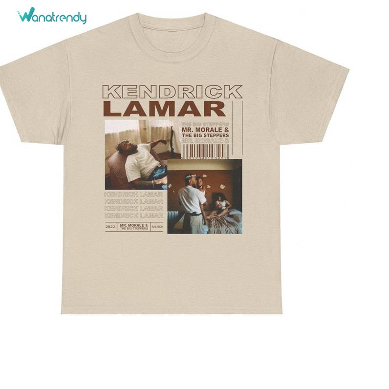 Kendrick Lamar Tour Shirt, Retro Graphic Short Sleeve Unisex T-Shirt