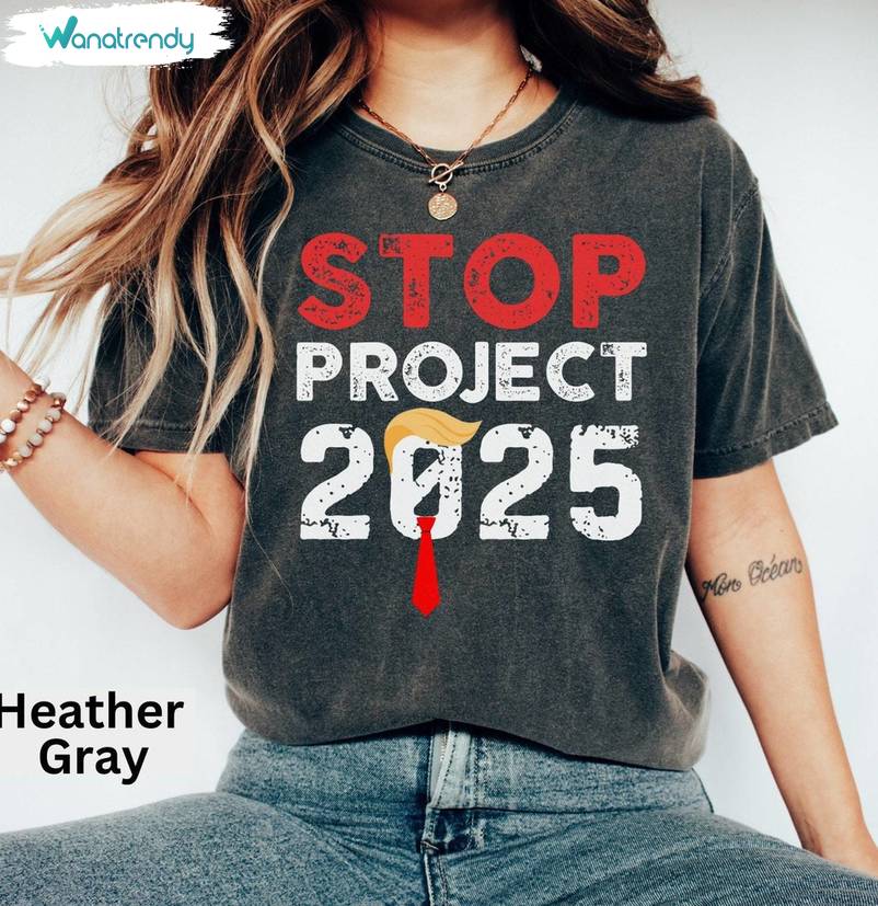 Retro Stop Project 2025 Vote For Joe Biden Shirt, Women Rights Crewneck Sweatshirt Unisex T Shirt