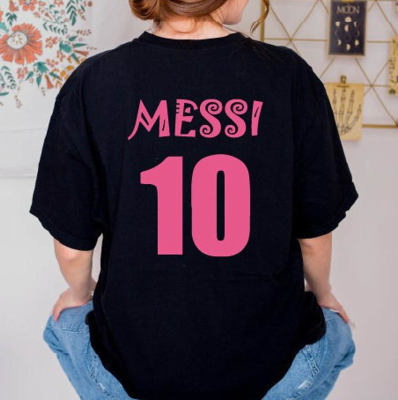 Messi Argentina Football M10 Retro Shirt