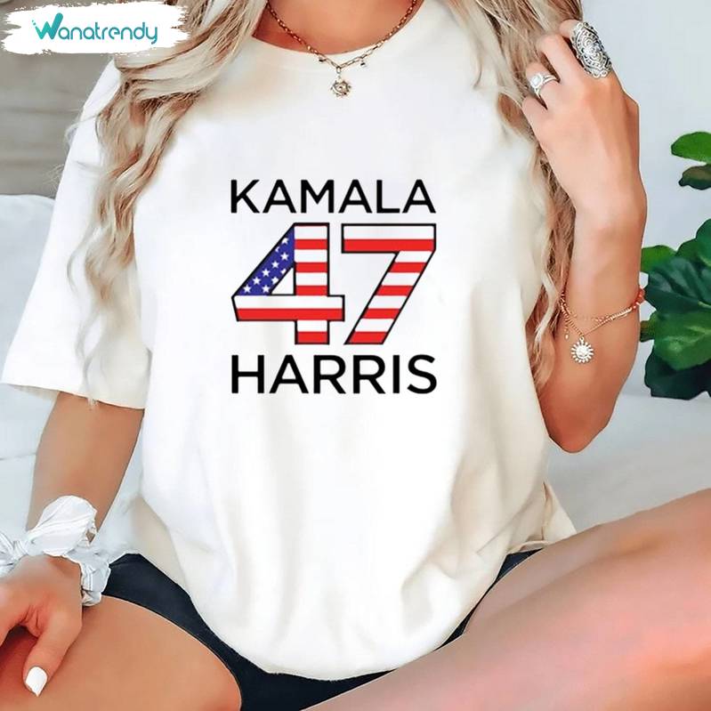 2024 Democratic Gift Kamala Harris Shirt, Cool Long Sleeve Tee Tops